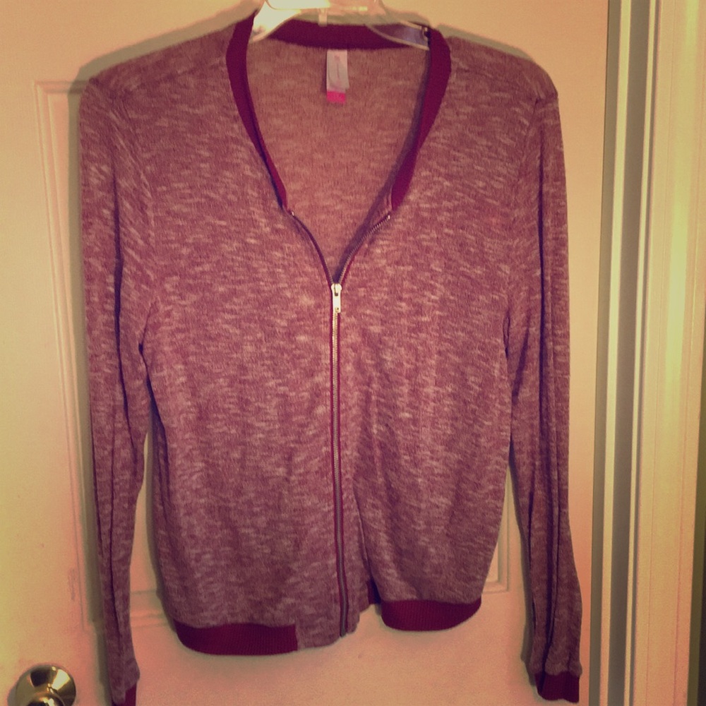Zip up sweater